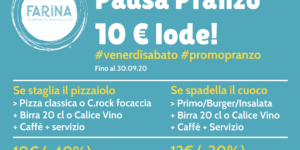 Promo pranzo Farina