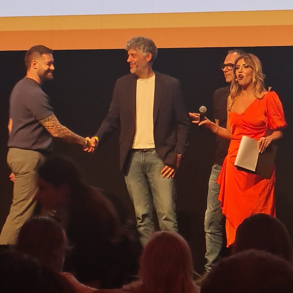 Paolo durante la premiazione di Pizza Maxima a Roma 2026